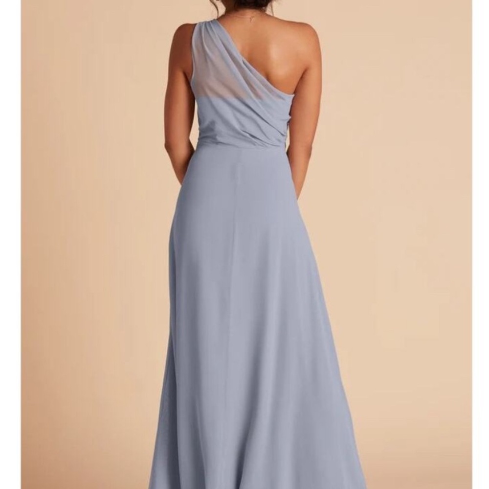 Birdy Grey Kira Chiffon Dusty Blue Dress XS - Picture 2 of 14
